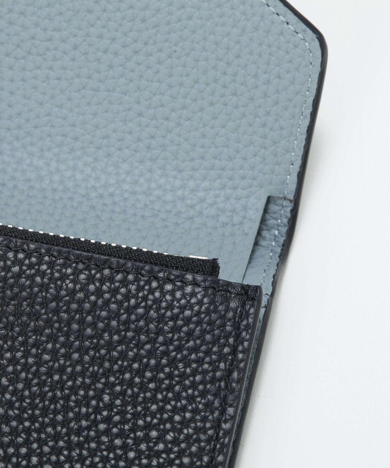 TOPKAPI BREATH「【Breath TOPKAPI】DUAL デュアル シュリンクレザー バイカラー 三つ折り 財布　薄型 / 軽量」|財布|