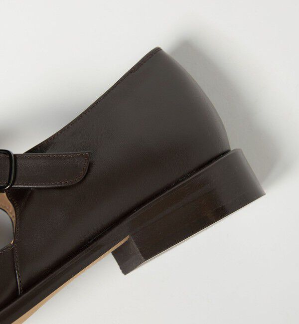 ODETTE E ODILE「ダブルTストラップ フラット25&uarr;」|ローファー|