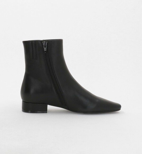 ODETTE E ODILE「ナロースクエアプレーン ショートブーツ25＊&uarr;」|ショートブーツ|