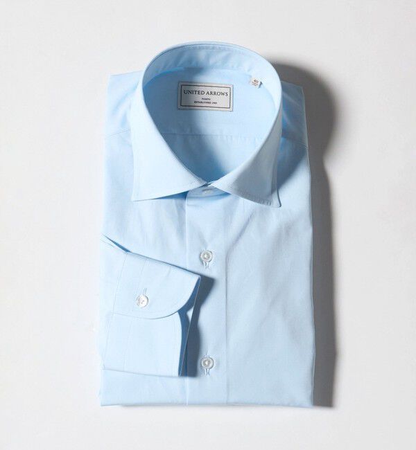 UNITED ARROWS「THOMAS MASON/トーマスメイソン ブロード セミワイドカラー シャツ」|シャツ・ブラウス|LT.BLUE