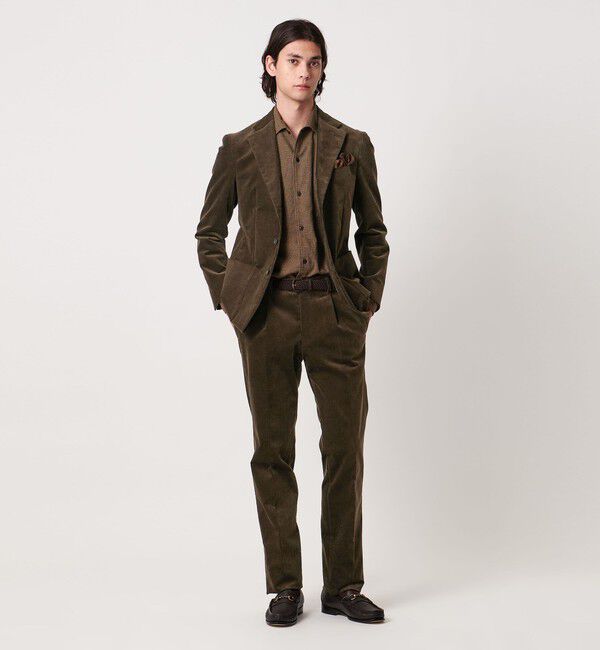 UNITED ARROWS「VISCONTI コーデュロイ シングル 3Bジャケット R-MODEL」|スーツ|