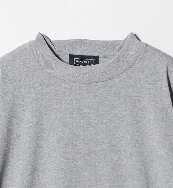 UNITED ARROWS「【別注】＜HAND ROOM＞ドローコード モックネック ロングスリーブ Tシャツ」|Tシャツ・カットソー|