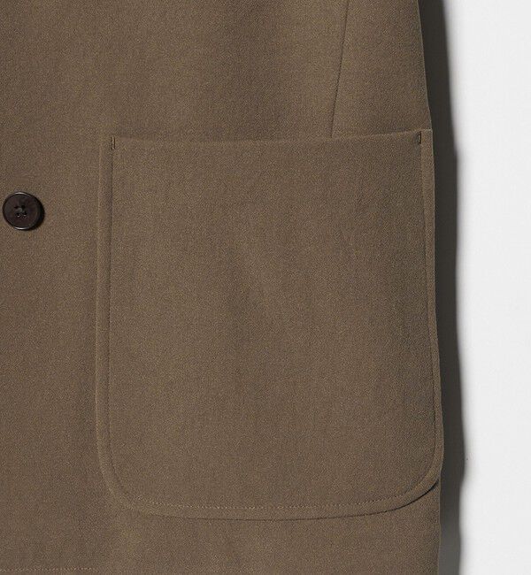 UNITED ARROWS「ポリエステルサブレ オーディナリー ダブル 4ボタン ジャケット」|テーラードジャケット|