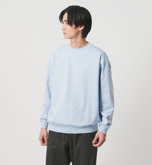 UNITED ARROWS「ポンチ ロングスリーブ スウェット ー抗菌防臭・接触冷感ー」|Tシャツ・カットソー|