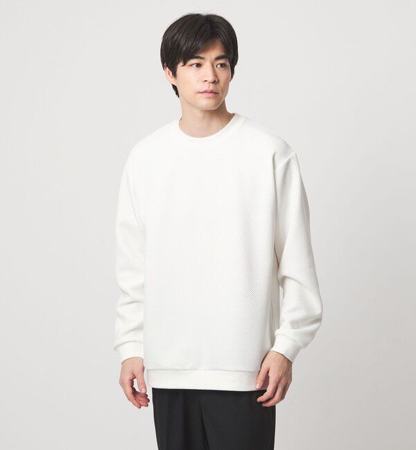 UNITED ARROWS green label relaxing「ツイル パフ クルーネック カットソー」|Tシャツ・カットソー|WHITE