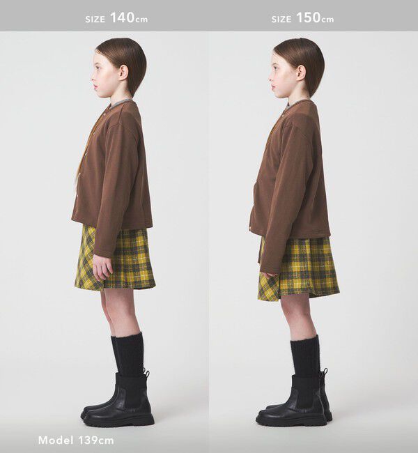 UNITED ARROWS green label relaxing「ウラケ カーディガン / キッズ  100cm-160cm」|カーディガン|