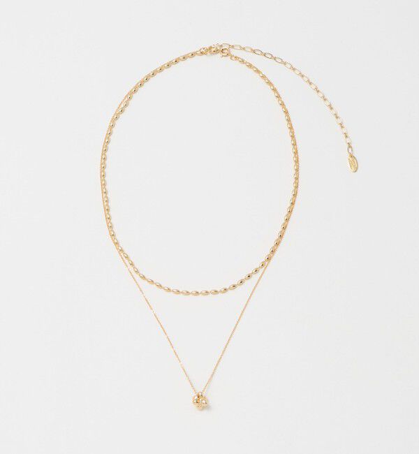 UNITED ARROWS green label relaxing「2連チェーン ポコポコチャーム ネックレス」|ネックレス|