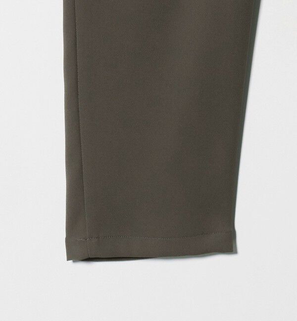 BEAUTY&YOUTH UNITED ARROWS「トリコチン ポリエステル 1プリーツ テーパードパンツ NO.5 セットアップ対応」|チノ|