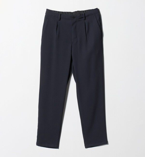 BEAUTY&YOUTH UNITED ARROWS「トリコチン ポリエステル 1プリーツ テーパードパンツ NO.5 セットアップ対応」|チノ|