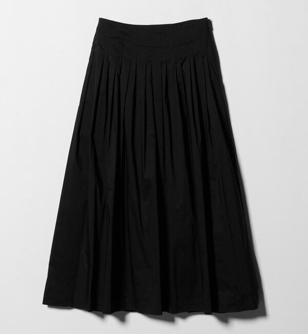 BEAUTY&YOUTH UNITED ARROWS「ポリエステルコットン タックフレアスカート」|スカート|