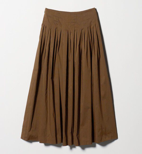 BEAUTY&YOUTH UNITED ARROWS「ポリエステルコットン タックフレアスカート」|スカート|