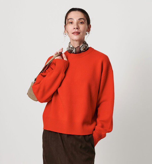 BEAUTY&YOUTH UNITED ARROWS「ウールカシミヤ アクア クルーネックニット」|ニット・セーター|
