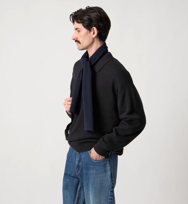 STEVEN ALAN「＜Steven Alan＞ CTN/CA 2B ニット ポロシャツ」|ニット・セーター|