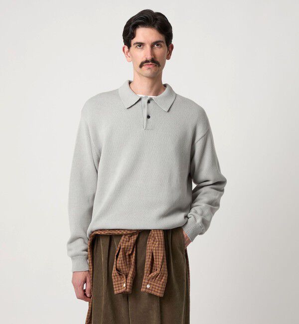 STEVEN ALAN「＜Steven Alan＞ CTN/CA 2B ニット ポロシャツ」|ニット・セーター|