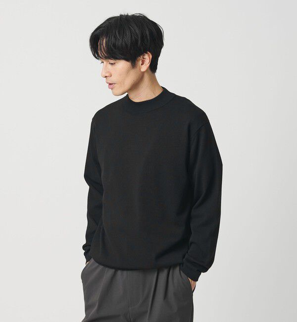 BEAUTY&YOUTH UNITED ARROWS「デオドラント ジャケット ネック ロングスリーブ ニット 抗菌防臭 ウォッシャブル」|ニット・セーター|