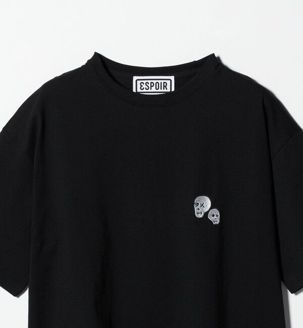 BEAUTY&YOUTH UNITED ARROWS「＜ESPOIR＞Skull EMB Tシャツ」|Tシャツ・カットソー|