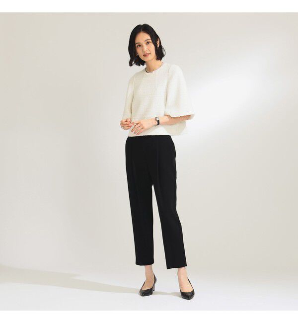 Demi-Luxe BEAMS 「トリアセ 1タック パンツ＊」|スラックス|