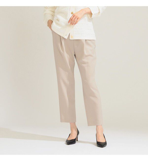 Demi-Luxe BEAMS 「トリアセ 1タック パンツ＊」|スラックス|