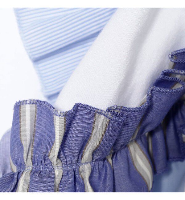 BEAMSBOY「【別注】TORI-TO / フリルカラー Tシャツ」|Tシャツ・カットソー|