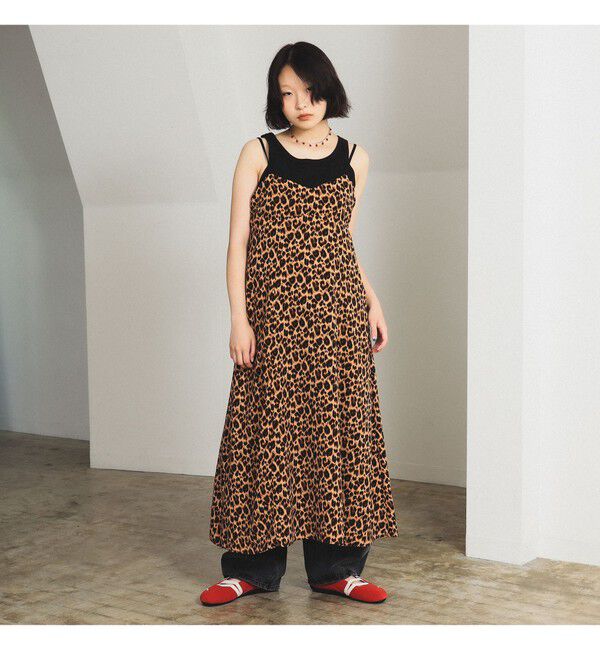 Ray BEAMS 「プリント キャミ ワンピース」|ワンピース|