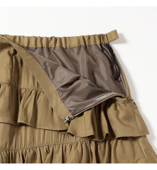 Ray BEAMS 「アシンメトリー フリル ティアード スカート」|スカート|