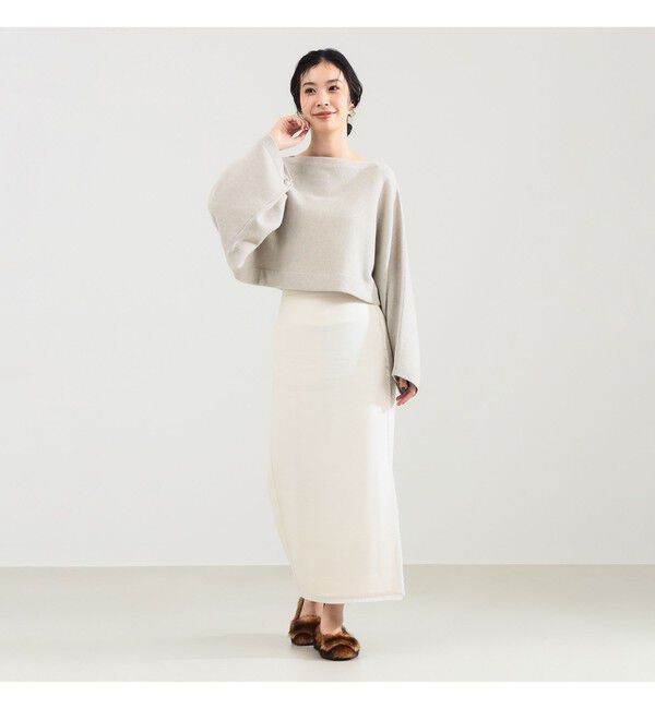 Demi-Luxe BEAMS 「	クロップド 2WAY ニット」|ニット・セーター|