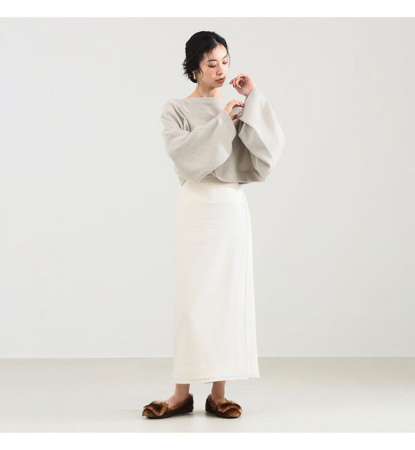 Demi-Luxe BEAMS 「	クロップド 2WAY ニット」|ニット・セーター|