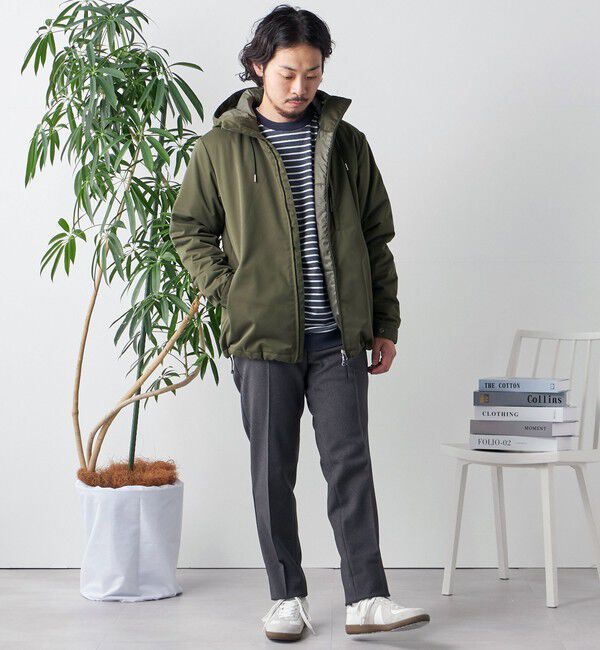 SHIPS any「SHIPS any:  ユーティリティー ZIPポケット 中綿マウンテンパーカー 24FW◇」|ブルゾン・スタジャン|