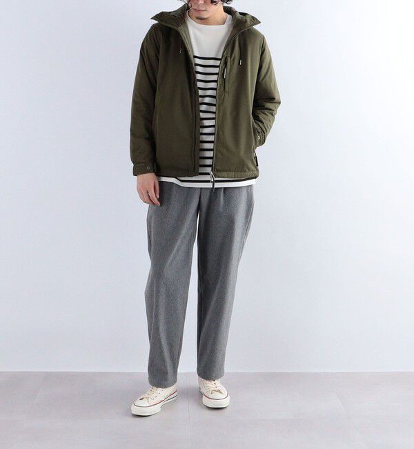 SHIPS any「SHIPS any:  ユーティリティー ZIPポケット 中綿マウンテンパーカー 24FW◇」|ブルゾン・スタジャン|