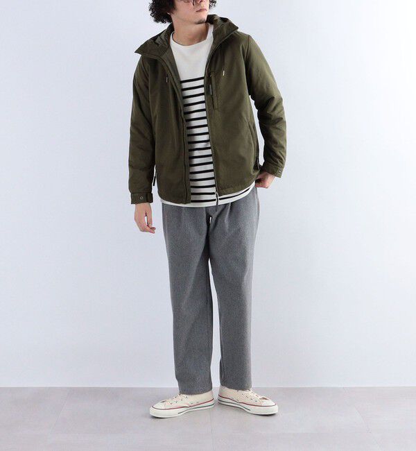 SHIPS any「SHIPS any:  ユーティリティー ZIPポケット 中綿マウンテンパーカー 24FW◇」|ブルゾン・スタジャン|