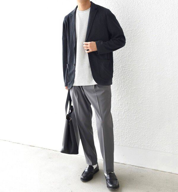 SHIPS any「SHIPS any:〈洗濯機可能〉ライト ニット ジャケット 25SS◇」|テーラードジャケット|