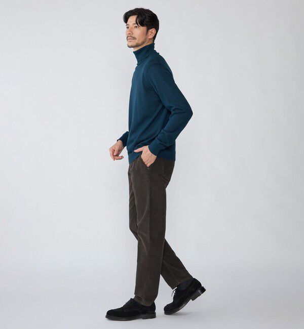 SHIPS「SHIPS: HANDFRAME 16ゲージ タートルネック ニット」|ニット・セーター|