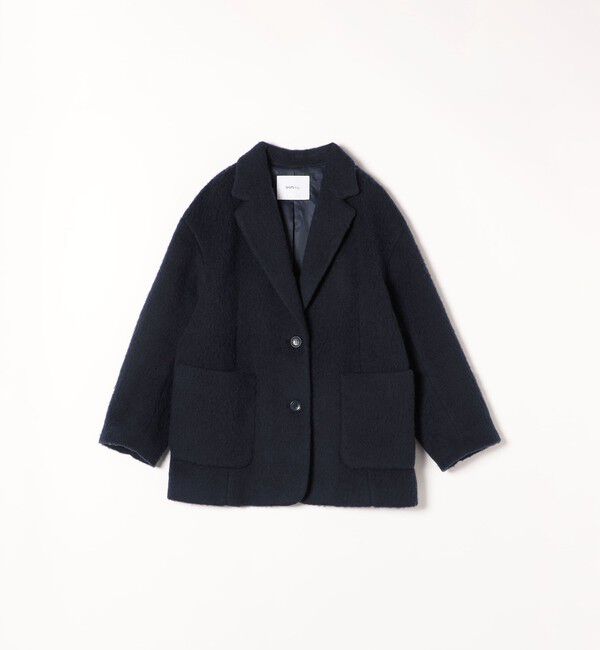 SHIPS any「SHIPS any: ウール ミックス シャギー シングル コート」|その他|