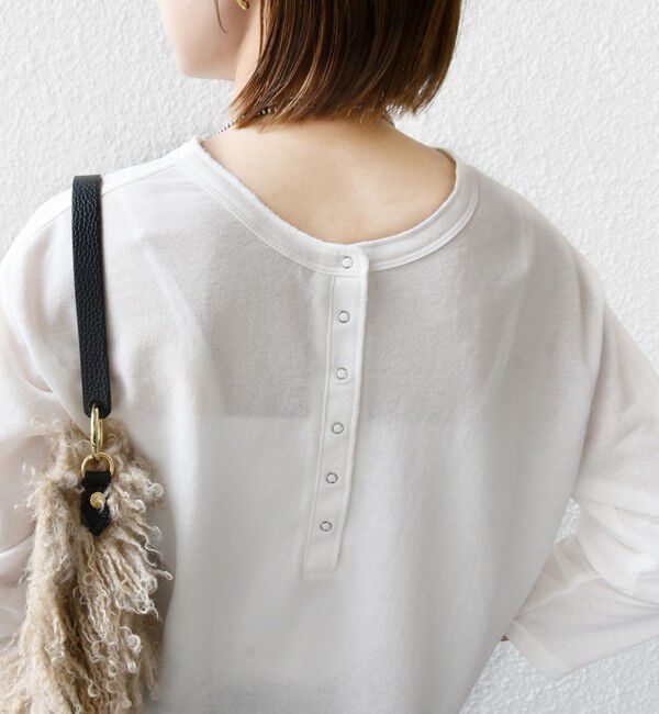 SHIPS for women「〈洗濯機可能〉シアー 裏毛 2WAY プルオーバー」|Tシャツ・カットソー|