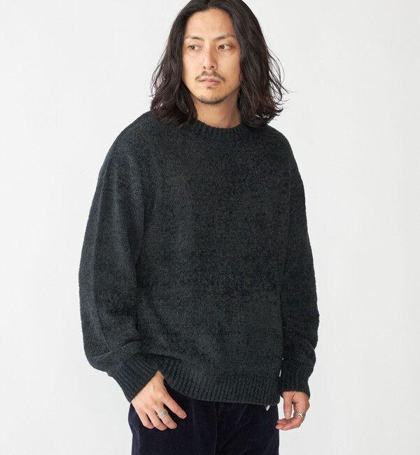 SHIPS「SHIPS:〈手洗い可能〉メランジ モール クルーネック ニット」|ニット・セーター|