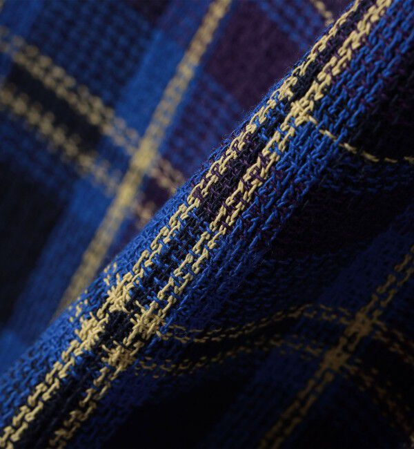 SHIPS Colors 「SHIPS Colors:〈手洗い可能〉カラミ チェック フロントスリット スカート」|タイト|