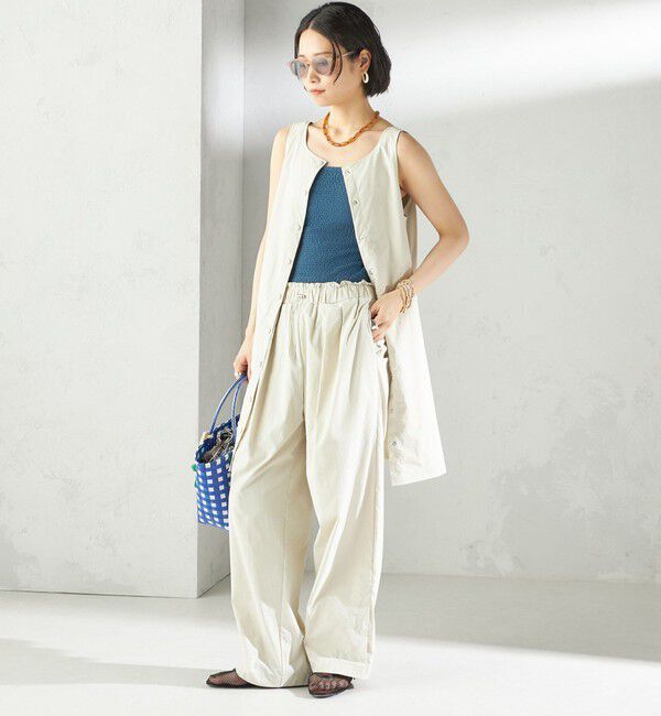 SHIPS for women「maroba:＜手洗い可能＞ドロスト ラッシュ パンツ」|その他|