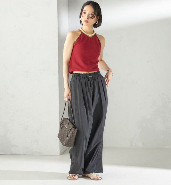 SHIPS for women「maroba:＜手洗い可能＞ドロスト ラッシュ パンツ」|その他|