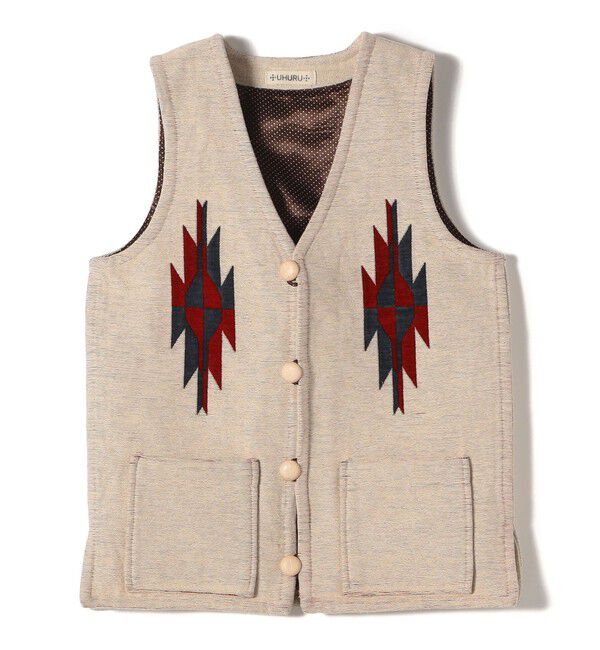 SHIPS for women「【SHIPS別注】UHURU:ジャカード  ベスト」|ベスト・ジレ|