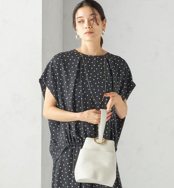 SHIPS for women「〈手洗い可能/接触冷感〉アムンゼン ドット ドルマン ブラウス」|シャツ・ブラウス|