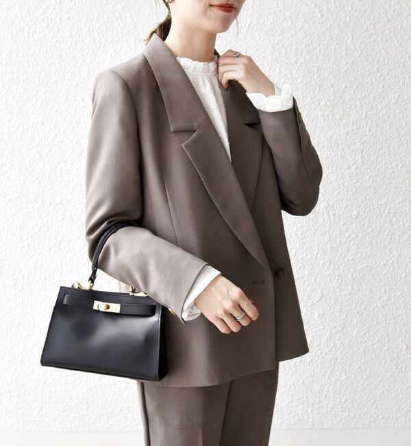 SHIPS any「SHIPS any:〈洗濯機可能〉ダブルクロス セミダブル ジャケット［NAVY BLUE］」|テーラードジャケット|