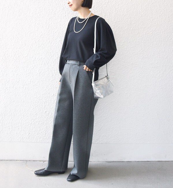 SHIPS for women「DEPEND インレー タック デザイン プルオーバー」|Tシャツ・カットソー|