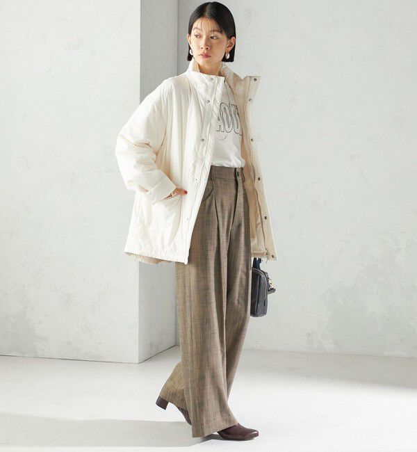 SHIPS for women「〈手洗い可能〉IMBOTEX 中綿 ミディ ジャケット」|その他|