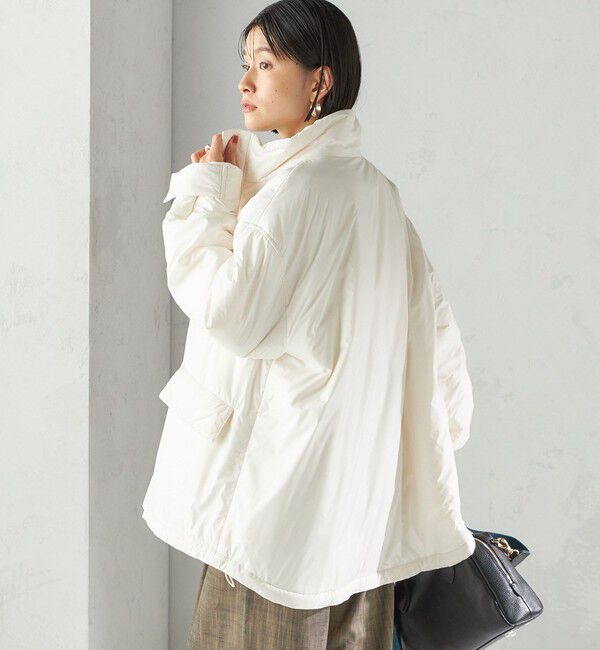 SHIPS for women「〈手洗い可能〉IMBOTEX 中綿 ミディ ジャケット」|その他|