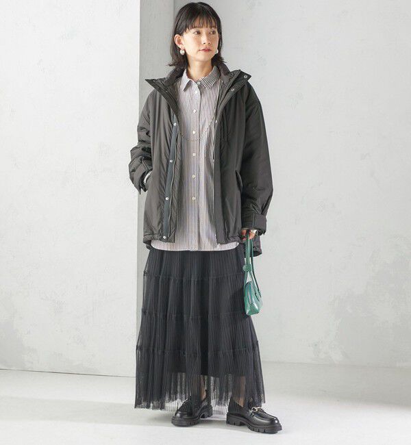 SHIPS for women「〈手洗い可能〉IMBOTEX 中綿 ミディ ジャケット」|その他|