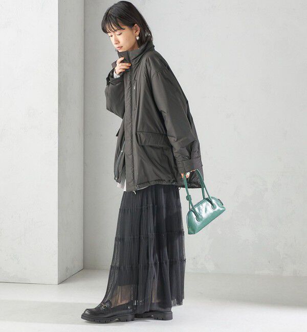 SHIPS for women「〈手洗い可能〉IMBOTEX 中綿 ミディ ジャケット」|その他|