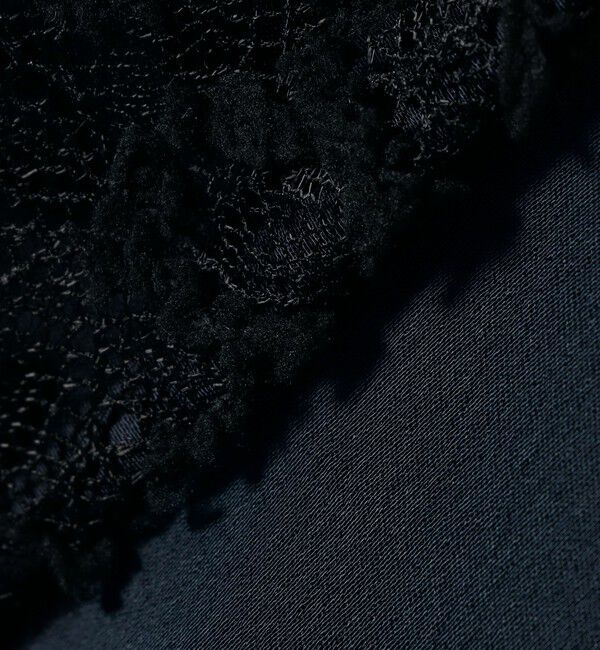 SHIPS any「《一部追加予約》SHIPS any:〈洗濯機可能〉サテン レースカラー ブラウス」|シャツ・ブラウス|