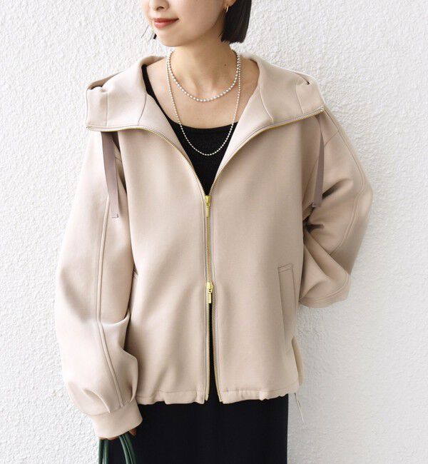 SHIPS for women「【WEB限定】〈手洗い可能〉ダンボール ダブルジップ フーディー 2」|パーカー|