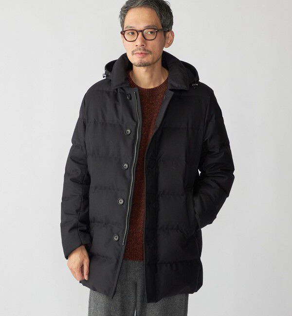 SHIPS「SHIPS: ウール 河田ダウン ピーコート」|ダウン|
