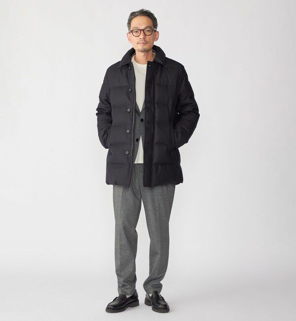 SHIPS「SHIPS: ウール 河田ダウン ピーコート」|ダウン|